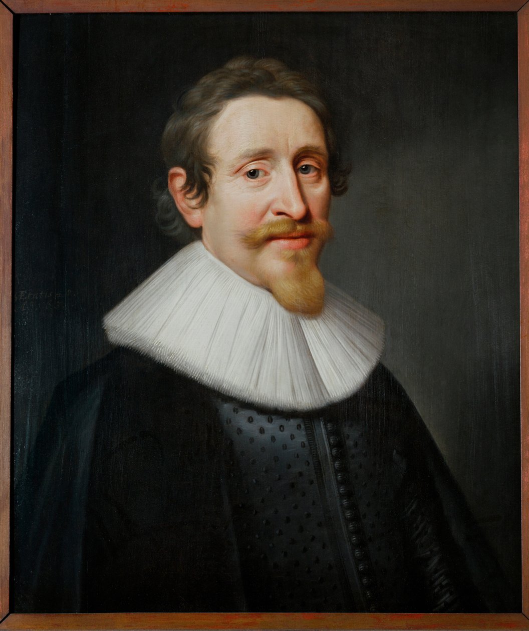 Hugo Grotius, ojciec prawa międzynarodowego ... autorstwa Michiel Jansz. van (attr. to) Mierevelt
