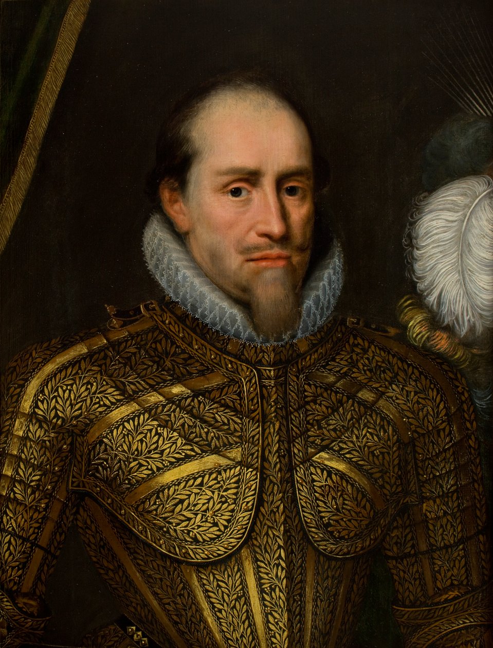 Portret mężczyzny w zbroi (olej na płótnie) autorstwa Michiel Jansz. van Miereveld