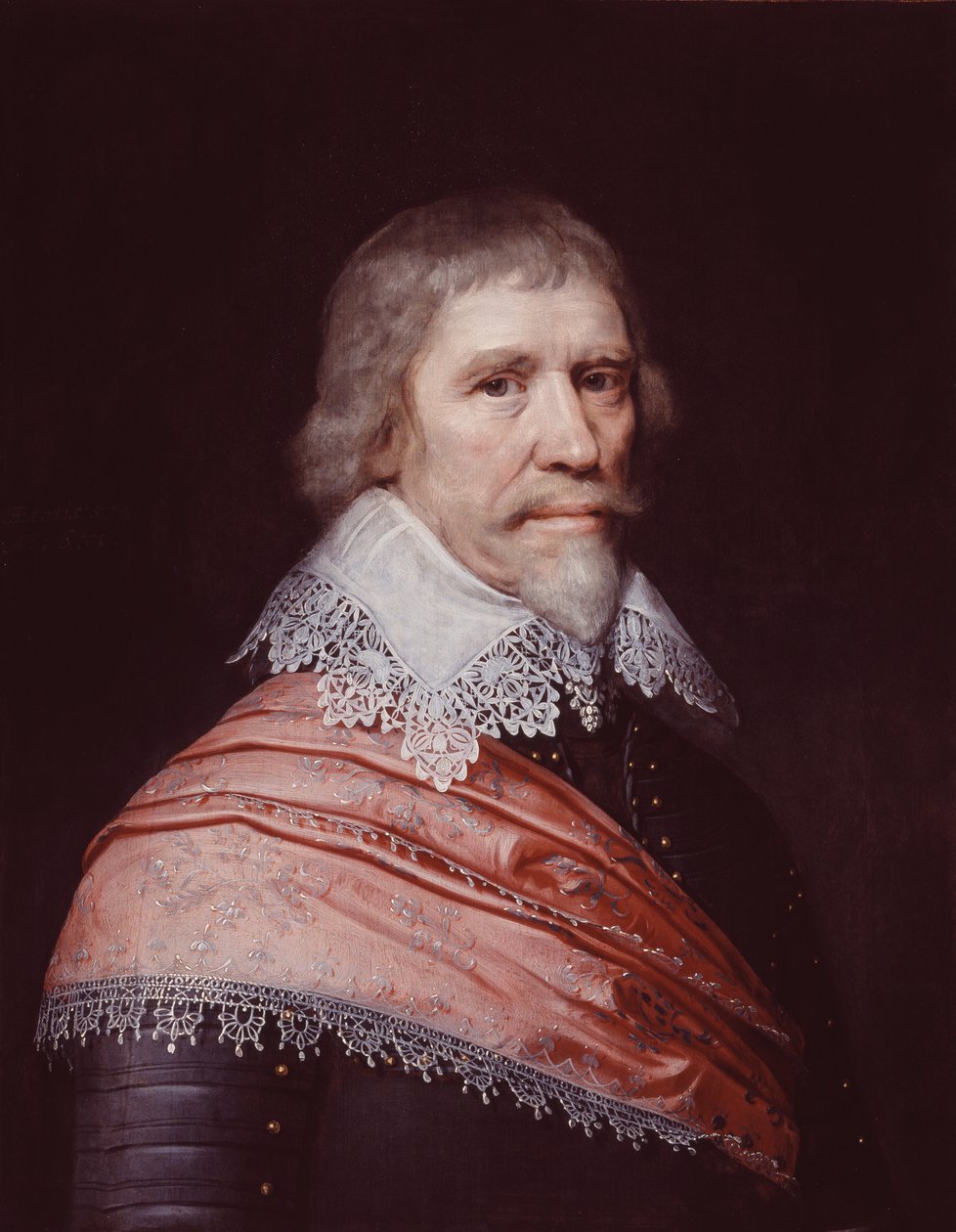 Sir Edward Cecil, 1. wicehrabia Wimbledon, 1631 autorstwa Michiel Jansz. van Miereveld