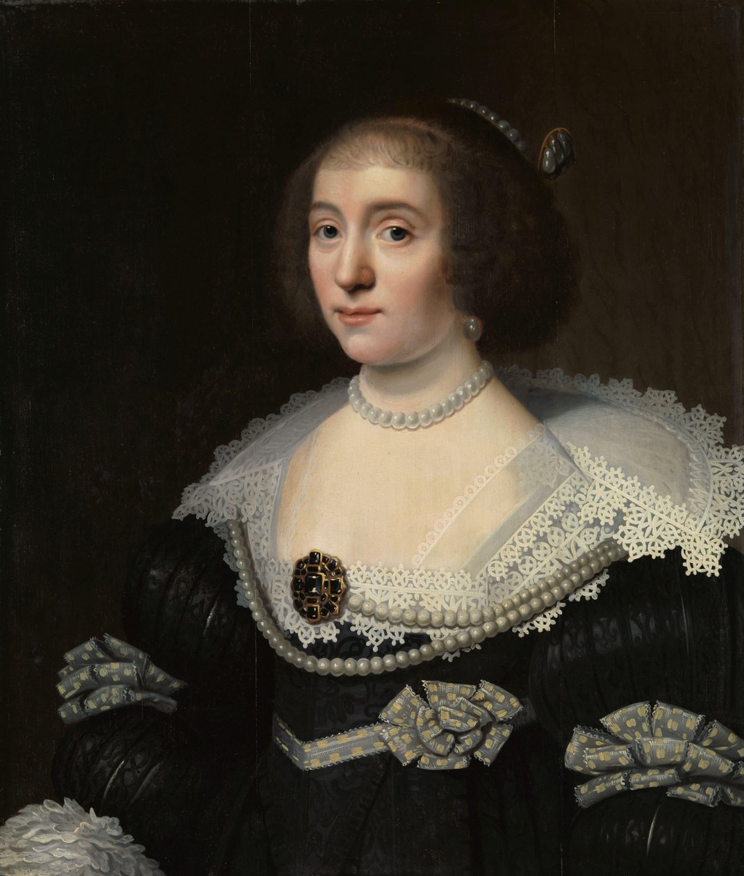 Portret Amalii van Solms (1602-75) autorstwa Michiel Jansz van Mierevelt (copy after)