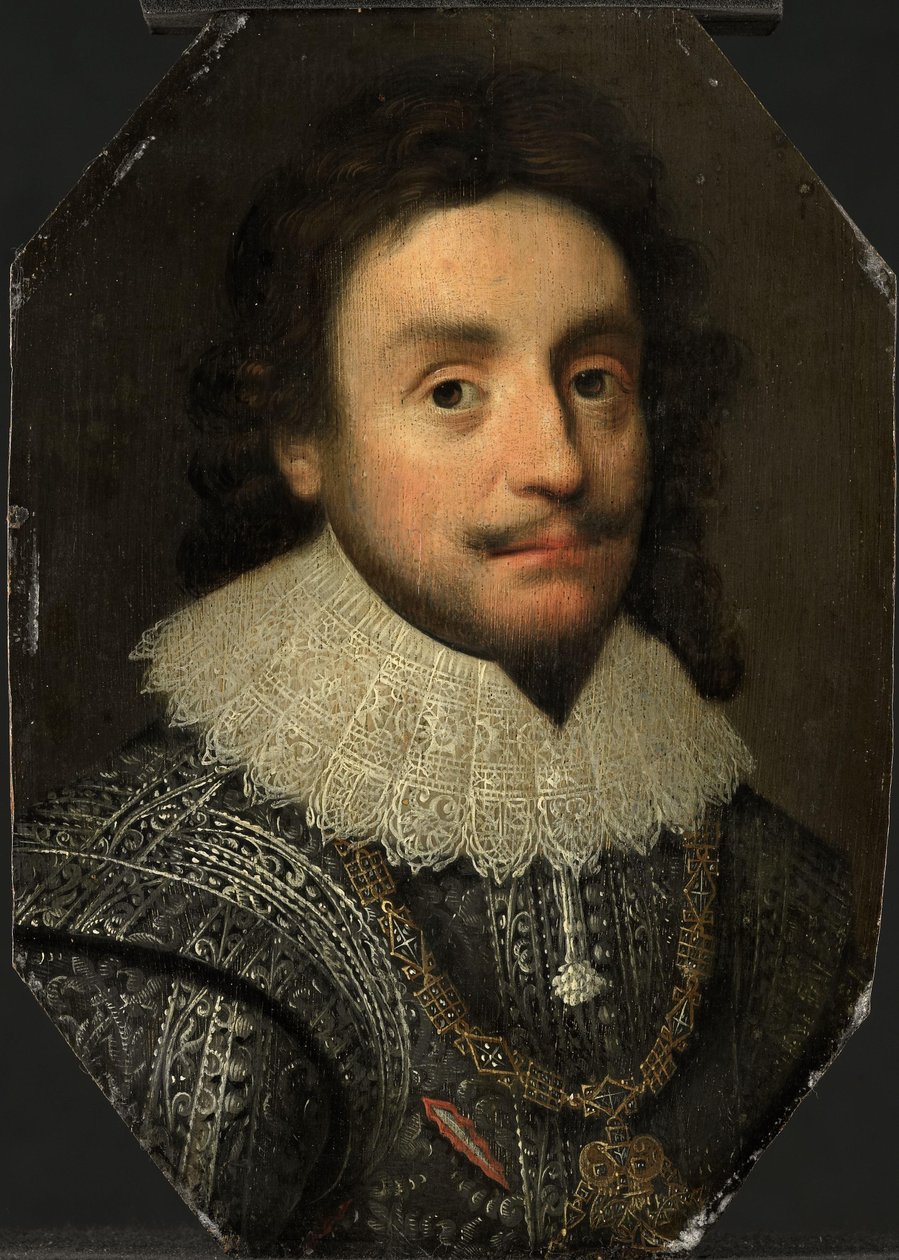 Portret Fryderyka V (1596-1632), elektora Palatynatu autorstwa Michiel Jansz van Mierevelt (copy after)