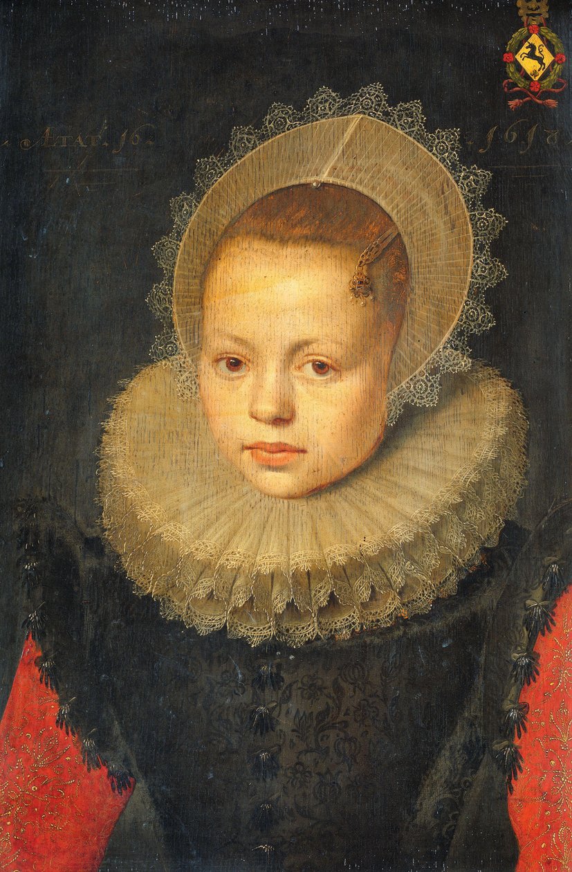 Portret Corviny Hezenbroek van Hofdijck (1602-67) autorstwa Michiel Jansz van Mierevelt (workshop of)