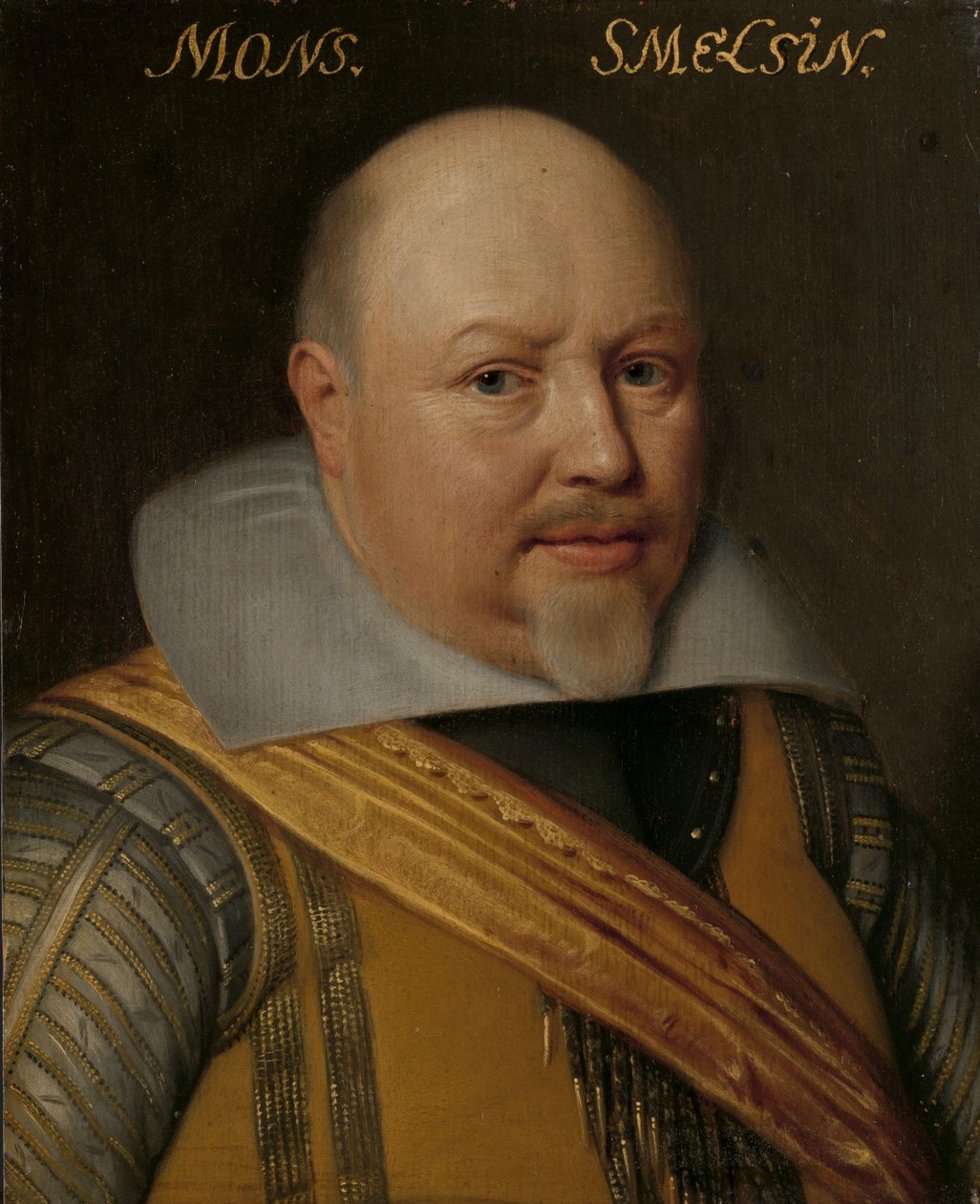 Portret Nicolaasa Schmelzinga autorstwa Michiel Jansz van Mierevelt (workshop of)