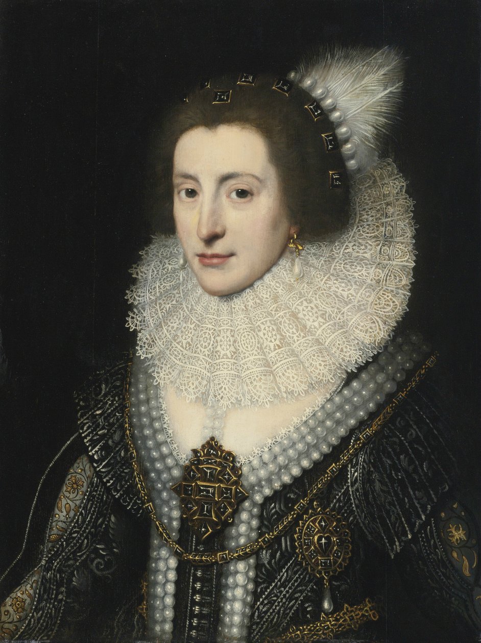 Elżbieta Stuart 1596-1662, królowa Czech, ok. 1642 autorstwa Michiel Jansz van Mierevelt