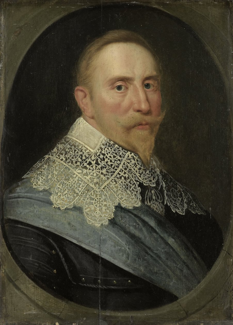Portret Gustawa II Adolfa, króla Szwecji, ok. 1930 r. 1633 autorstwa Michiel Jansz van Mierevelt