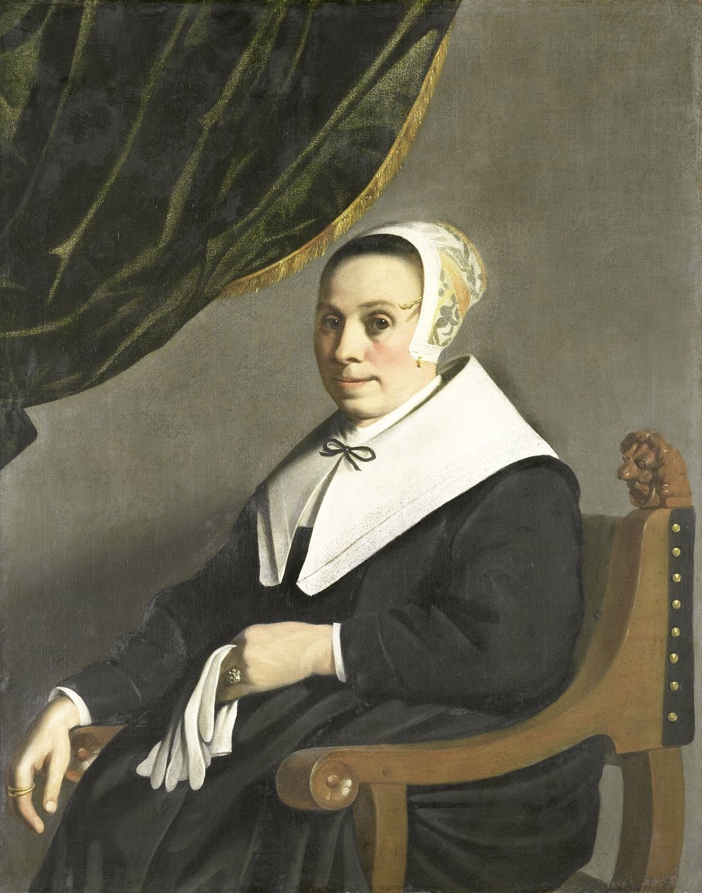 Portret kobiety autorstwa Michiel Servaesz (1628-1693) Nouts