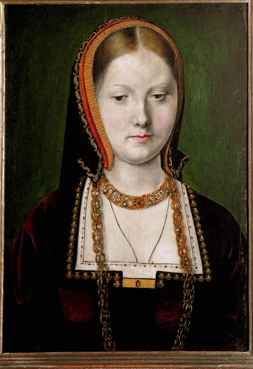 Portret Katarzyny Aragońskiej autorstwa Michiel Sittow