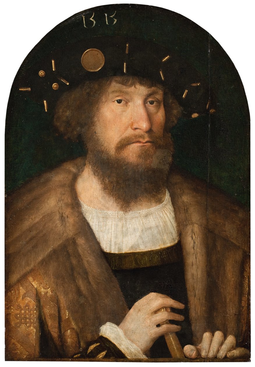 Portret króla duńskiego Christiana II autorstwa Michiel Sittow