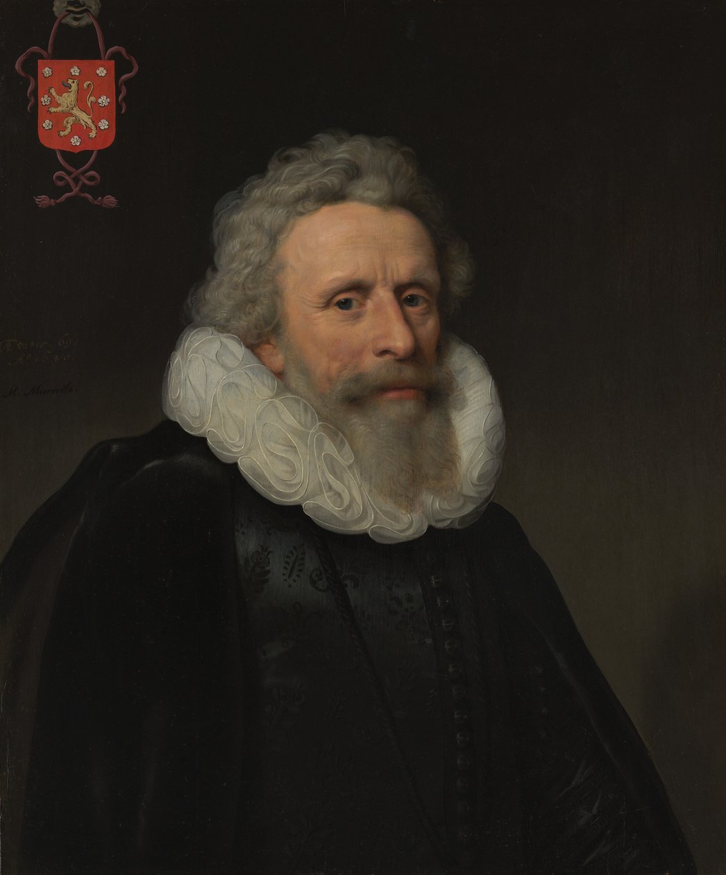 Jacob van Dalen 1570-1644, zwany Vallensis, 1640. autorstwa Michiel Jansz van Mierevelt