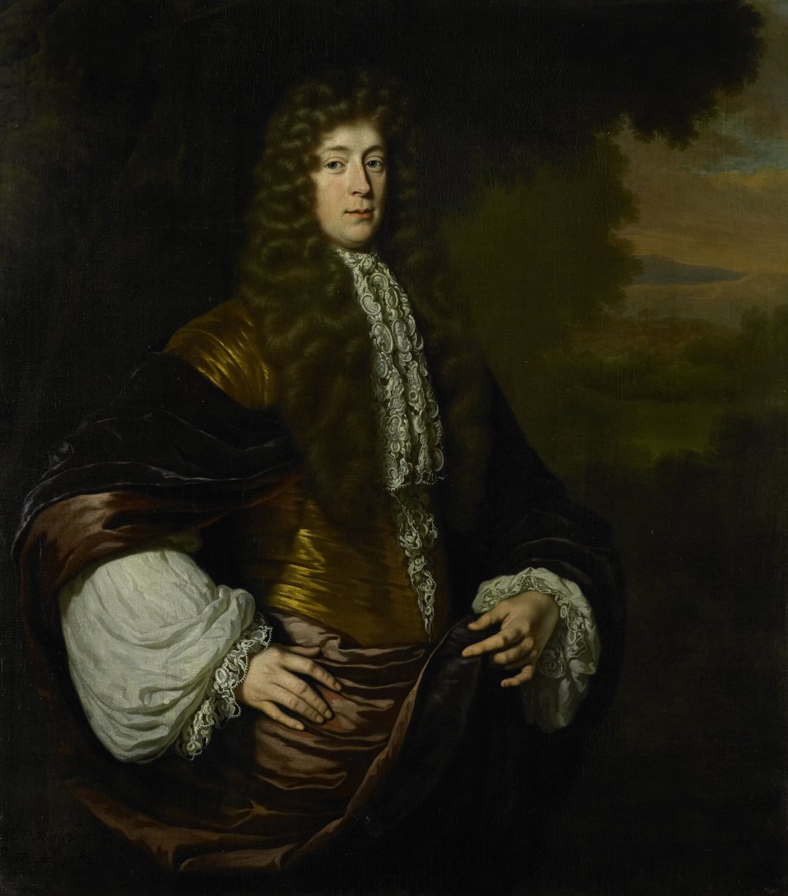 Portret Hendricka Bickera (1649 - 1718), burmistrza Amsterdamu autorstwa Michiel van Musscher