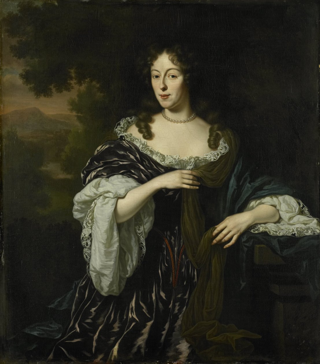 Portret Marii Schaep, żony Hendricka Bickera autorstwa Michiel van Musscher