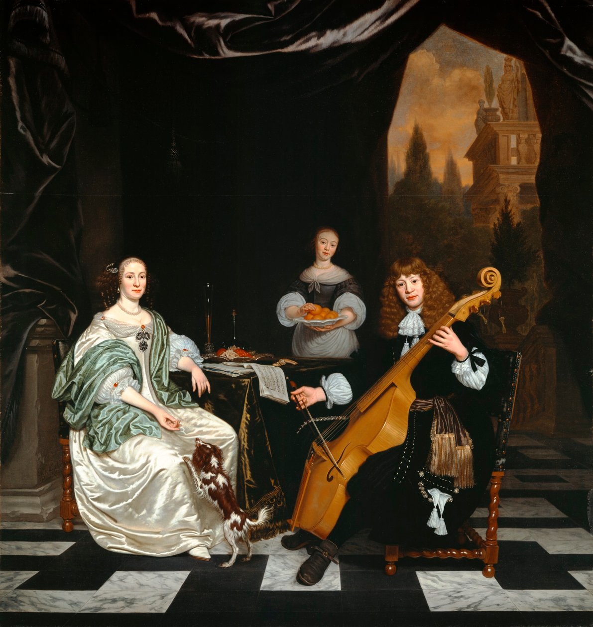 Sinfonia (portret rodzinny) autorstwa Michiel van Musscher
