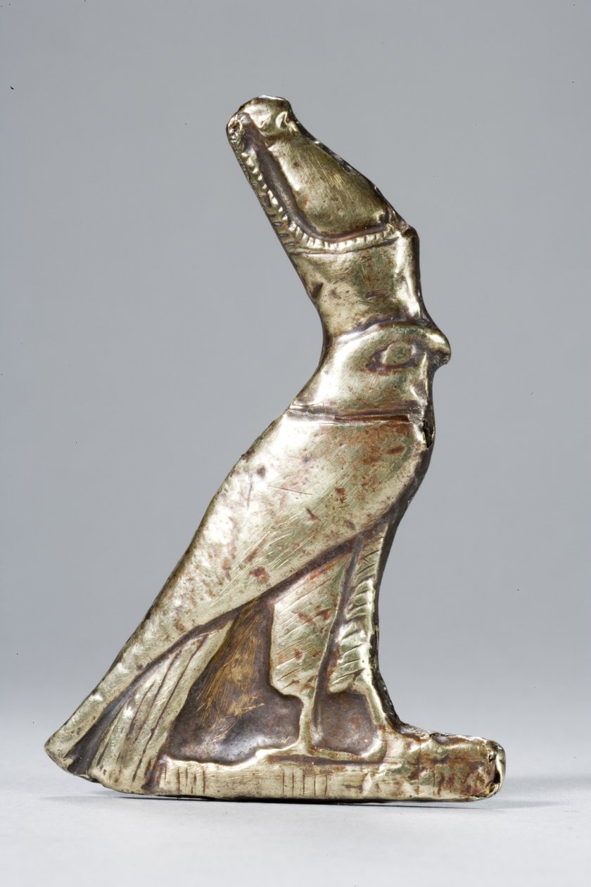 Amulet w postaci Sokoła (elektrum) autorstwa Middle Kingdom Egyptian