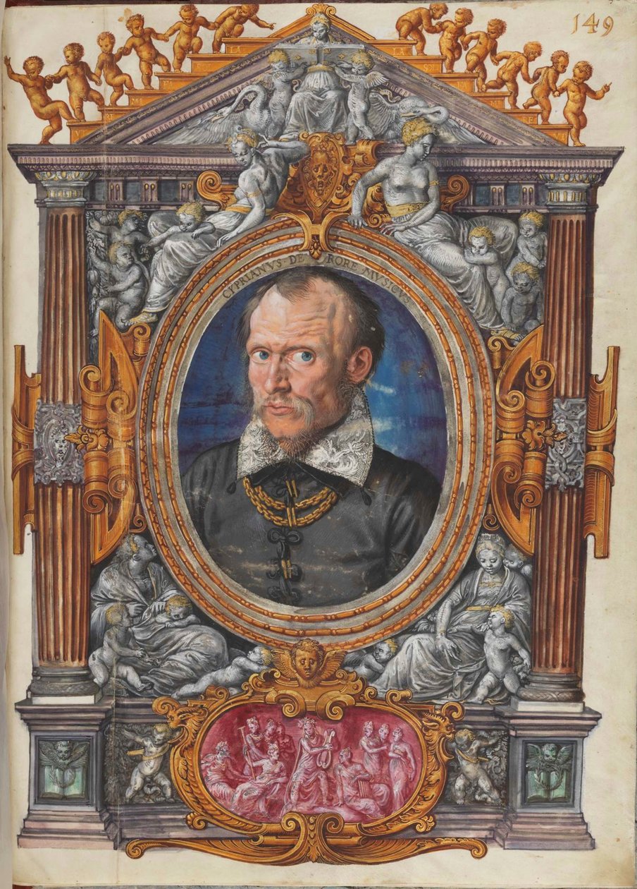 Cipriano de Rore 151516-1565 autorstwa Mielich