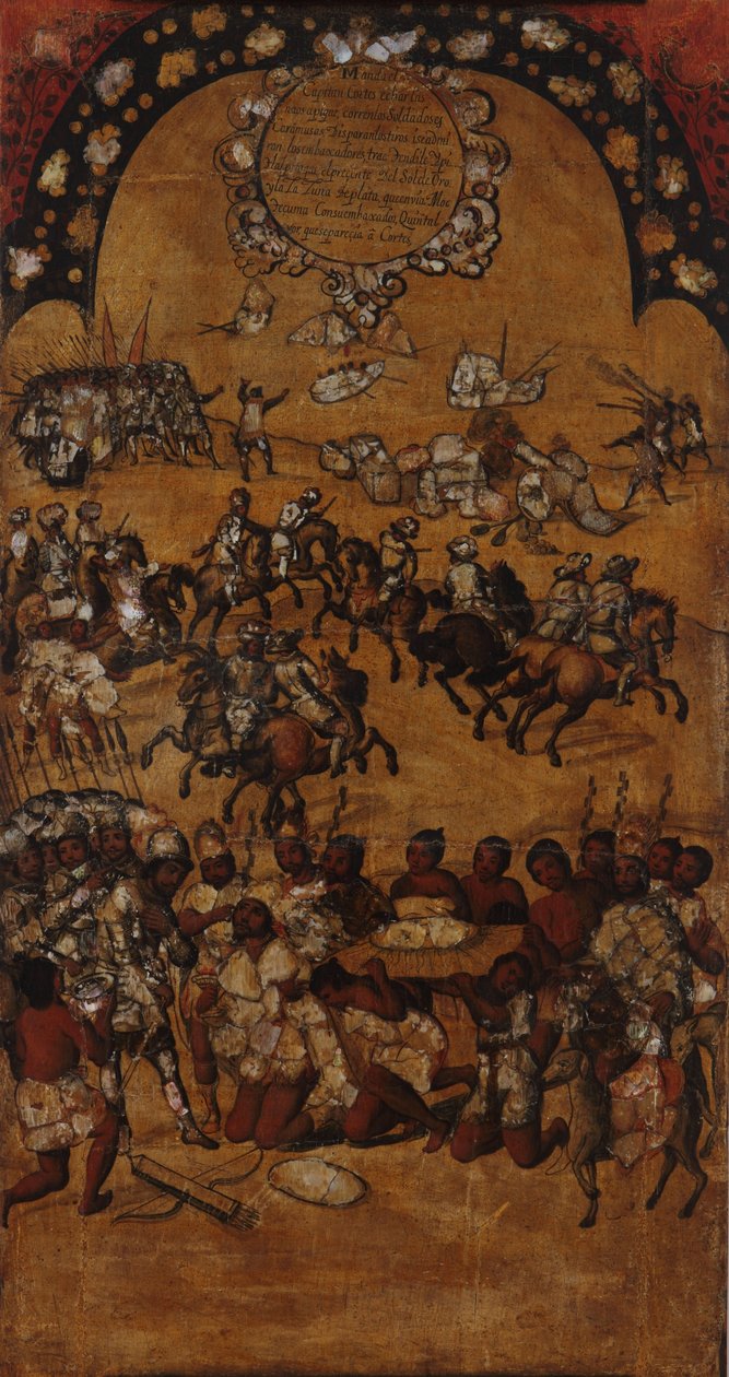 Podbój Meksyku. Tabela II autorstwa Miguel Gonzales