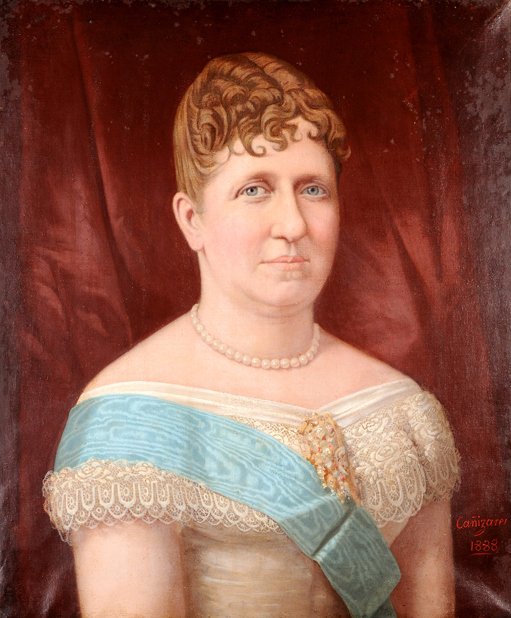 Portret Izabeli, księżnej Brazylii autorstwa Miguel Navarro Canizares