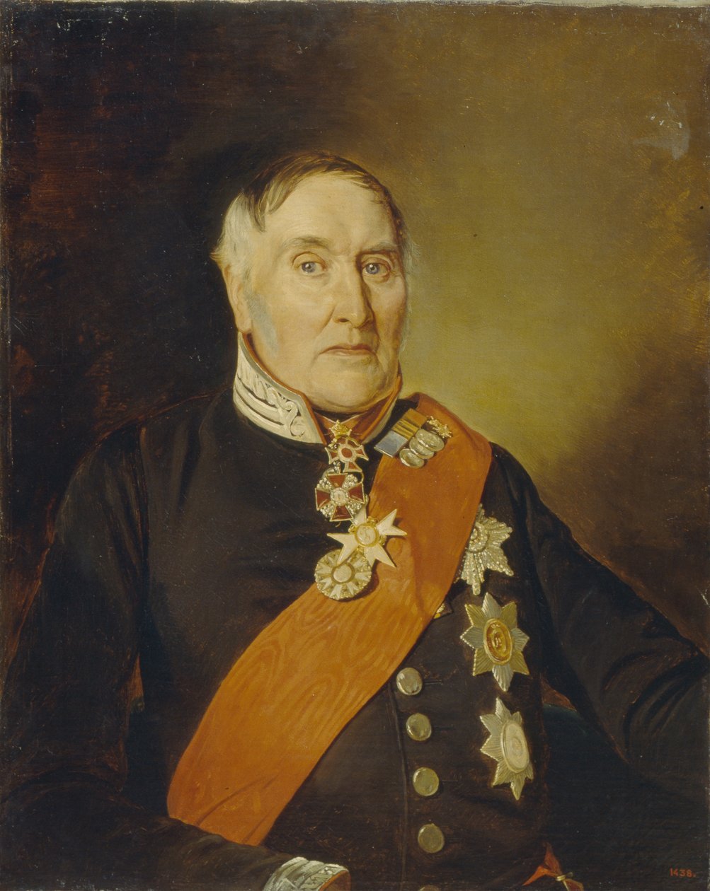 Portret baroneta Sir Jamesa Wylie 1768-1854 autorstwa Mihaly von Zichy