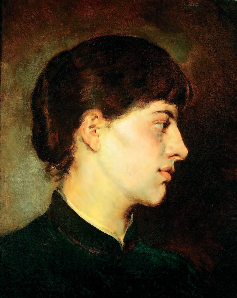 Portret kobiety autorstwa Mihály Munkácsy