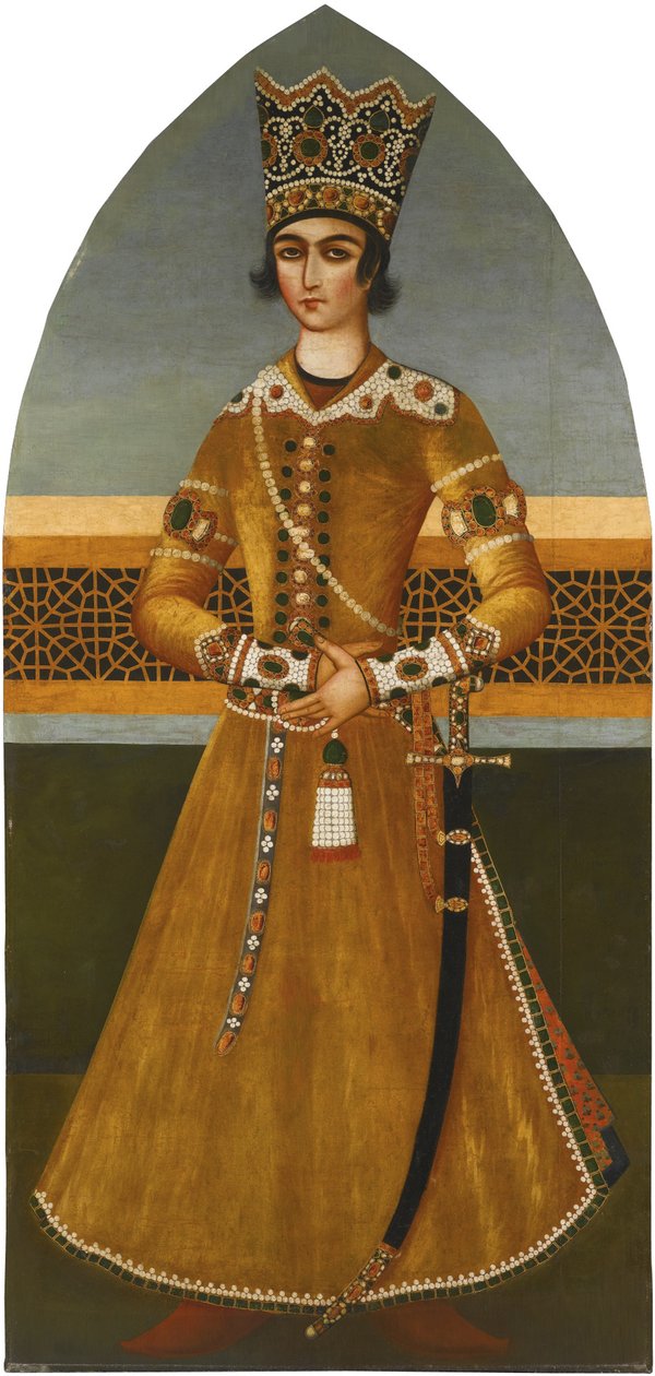 Portret księcia Abbasa Mirza autorstwa Mihr Ali