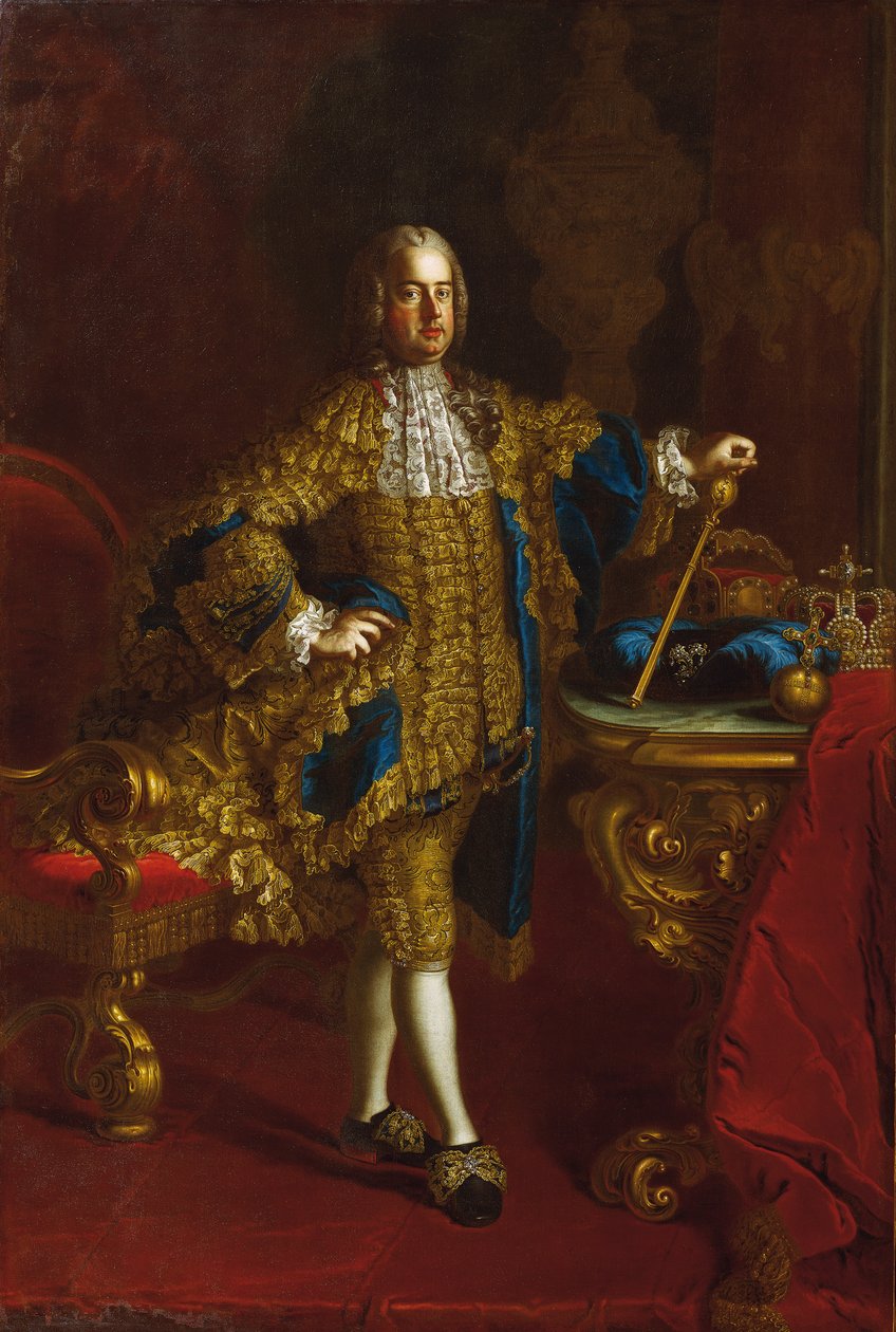 Portret cesarza Austrii Franciszka I 1708-1765, w latach 1745-1765. autorstwa Mijtens