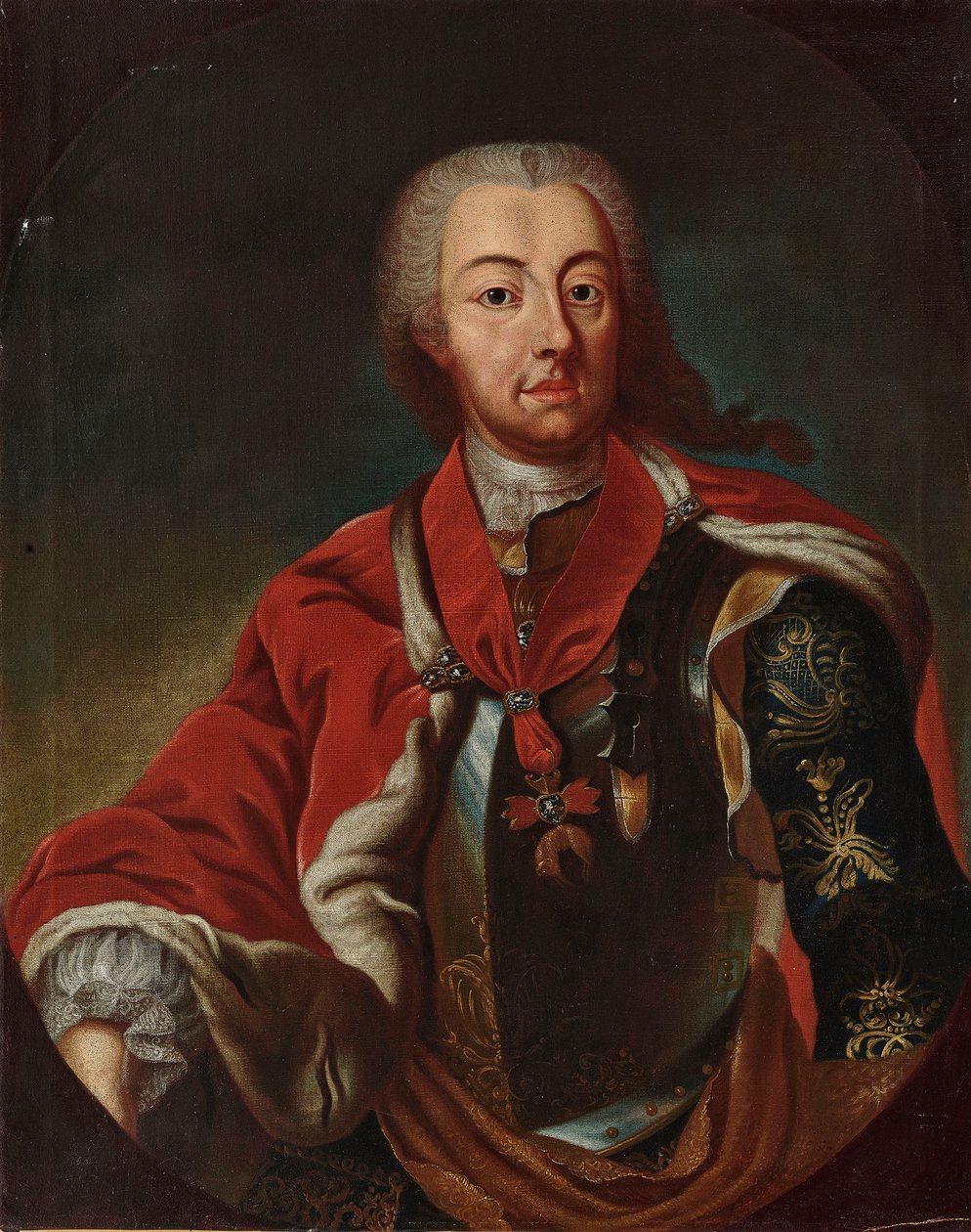 Portret księcia Karola Aleksandra Lotaryńskiego 1712-1780. autorstwa Mijtens