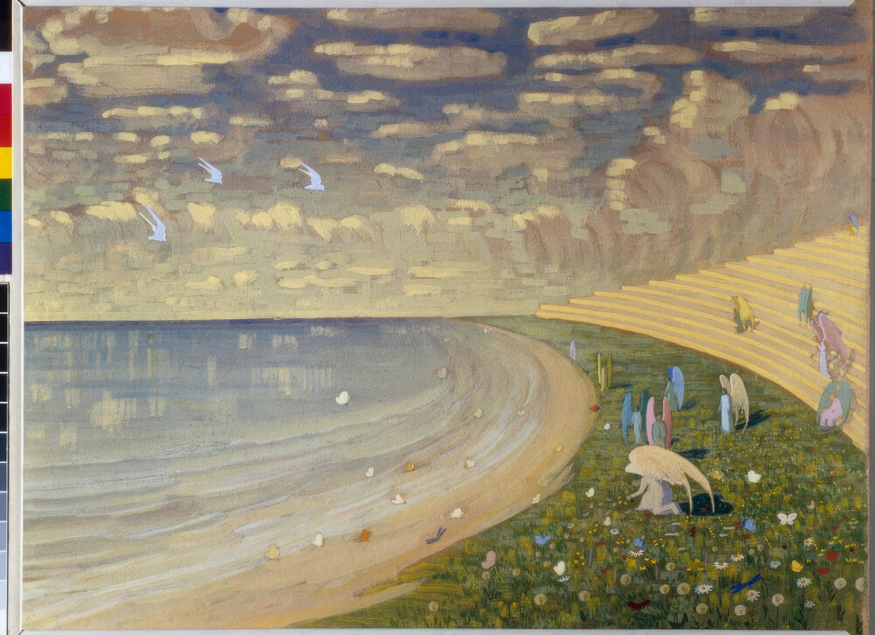 Anioły (Raj) autorstwa Mikalojus Ciurlionis