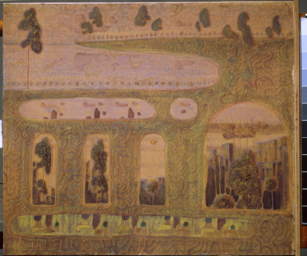 Fuga autorstwa Mikalojus Ciurlionis