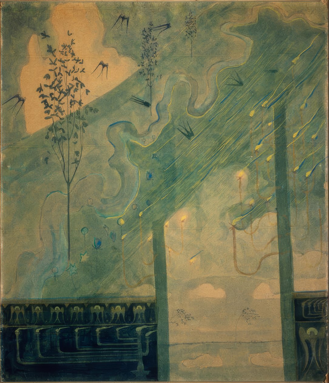 Scherzo (Sonata II) autorstwa Mikalojus Ciurlionis