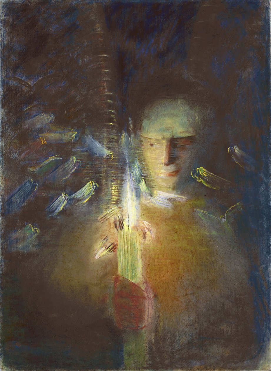 Część Prawdy Ciurlionis, Mikalojus Konstantinas (1875-1911). Pastel na papierze, format: 91x66,8 autorstwa Mikalojus Konstantinas Čiurlionis
