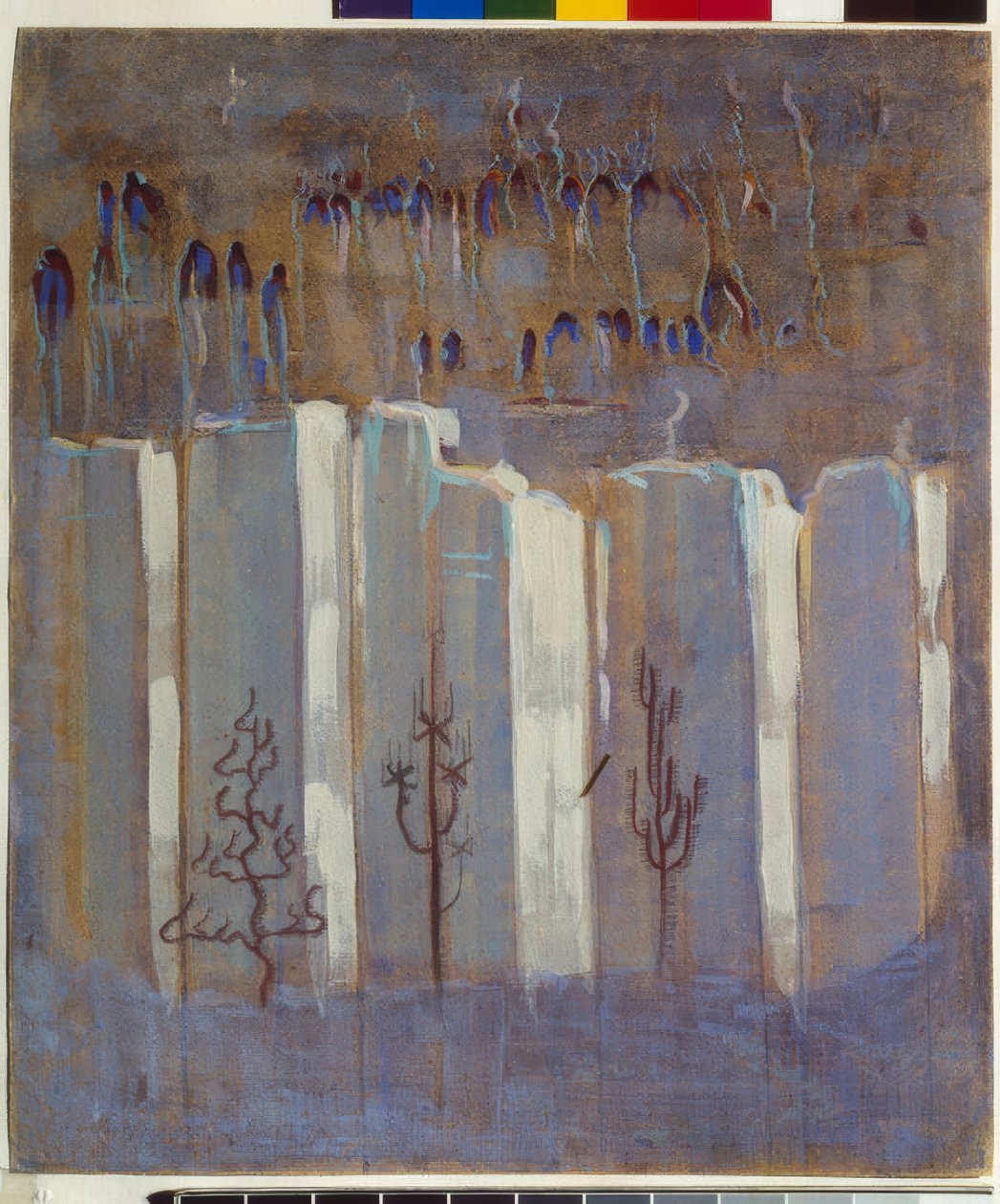 Zima (III) autorstwa Mikalojus Konstantinas Čiurlionis