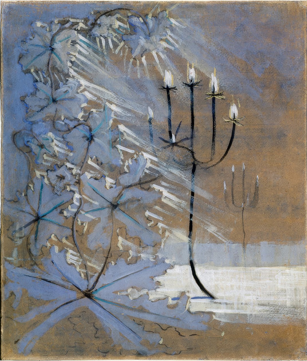 Zima (V) autorstwa Mikalojus Konstantinas Čiurlionis