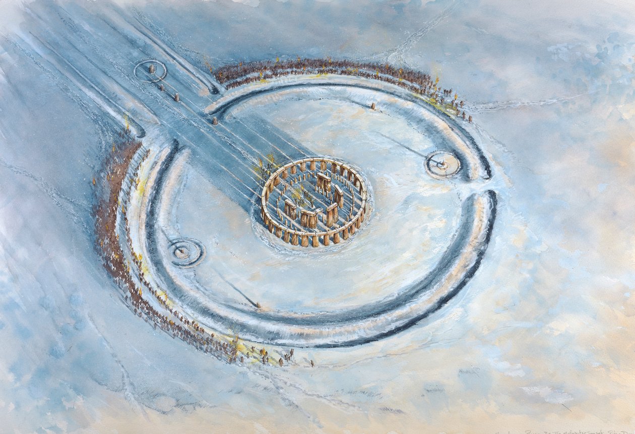 Stonehenge, ok. XX w. p.n.e., ok. 1990-2010 autorstwa Mike Seaforth