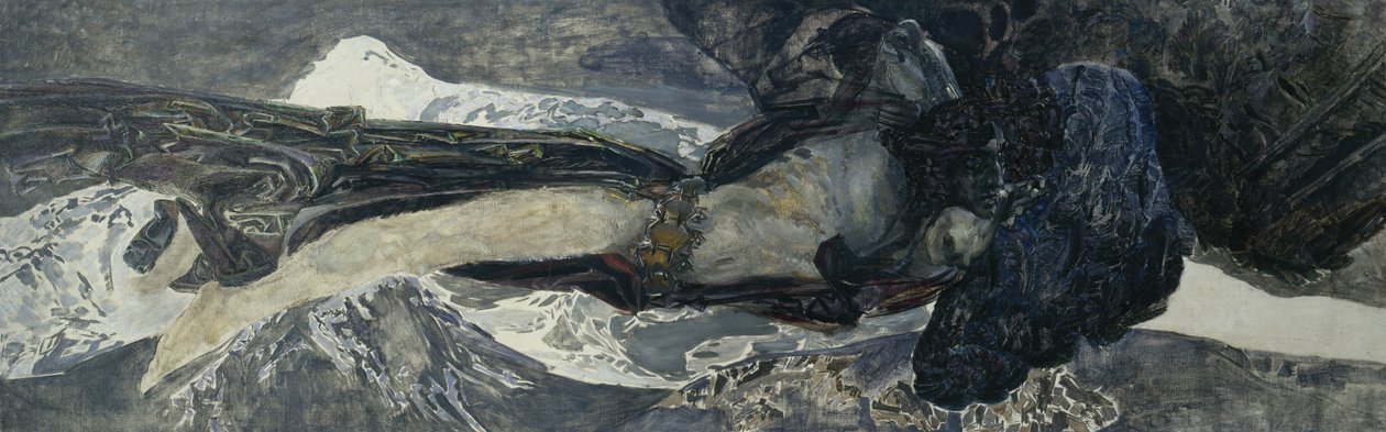 Latający Demon autorstwa Mikhail Aleksandrovich Vrubel