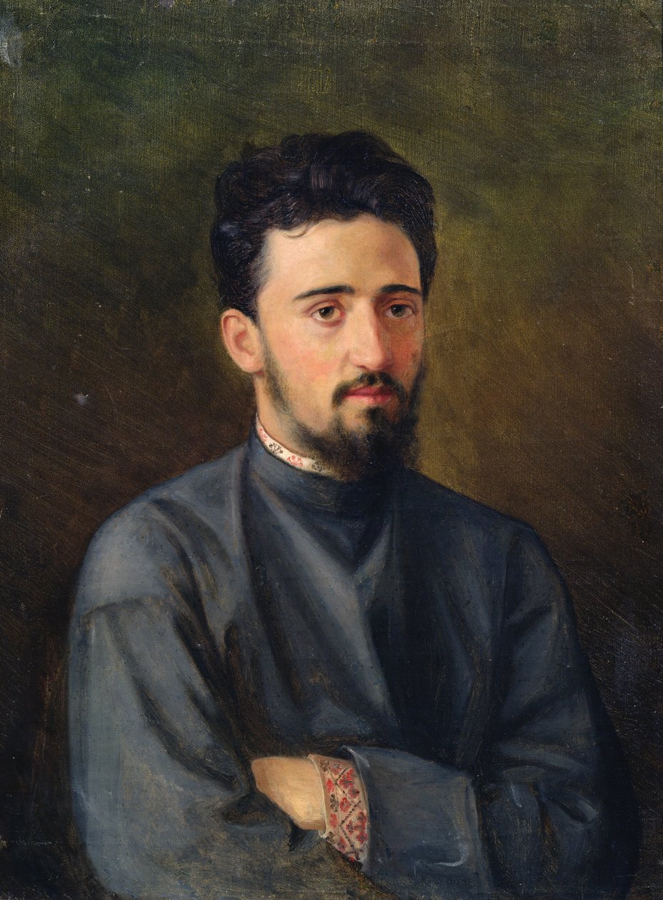 Portret Wsiewołoda M. Garszyna, 1878 autorstwa Mikhail Georgievich Malyshev