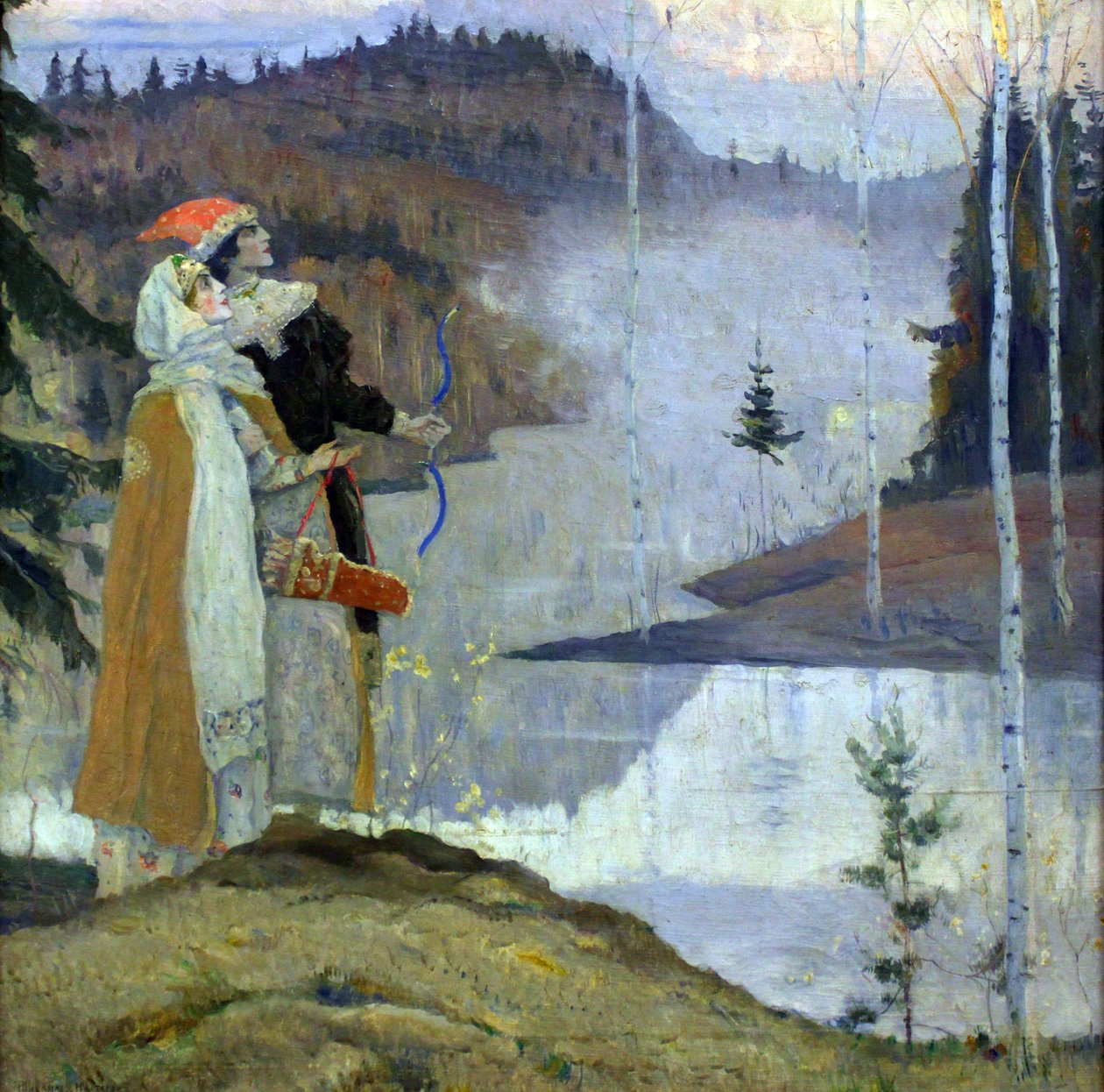 Dwa tryby autorstwa Mikhail Vasilievich Nesterov