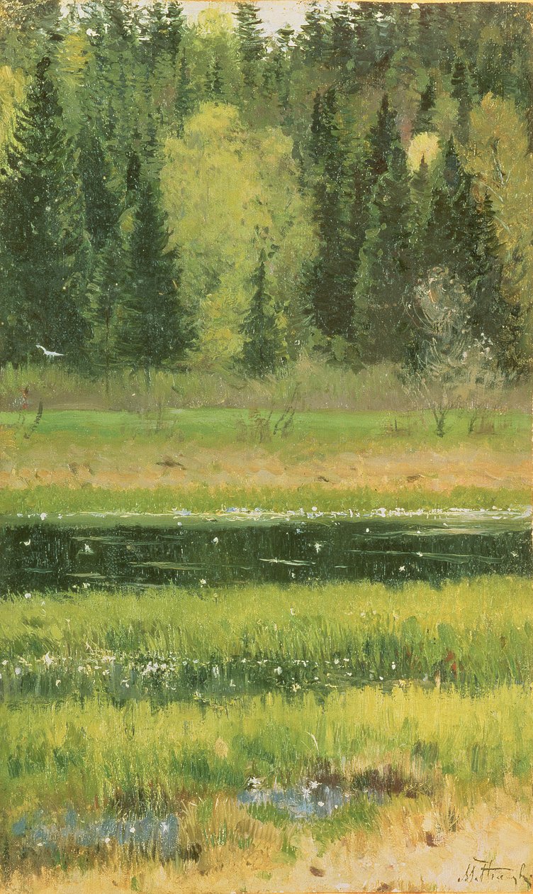 Krajobraz, 1890 autorstwa Mikhail Vasilievich Nesterov