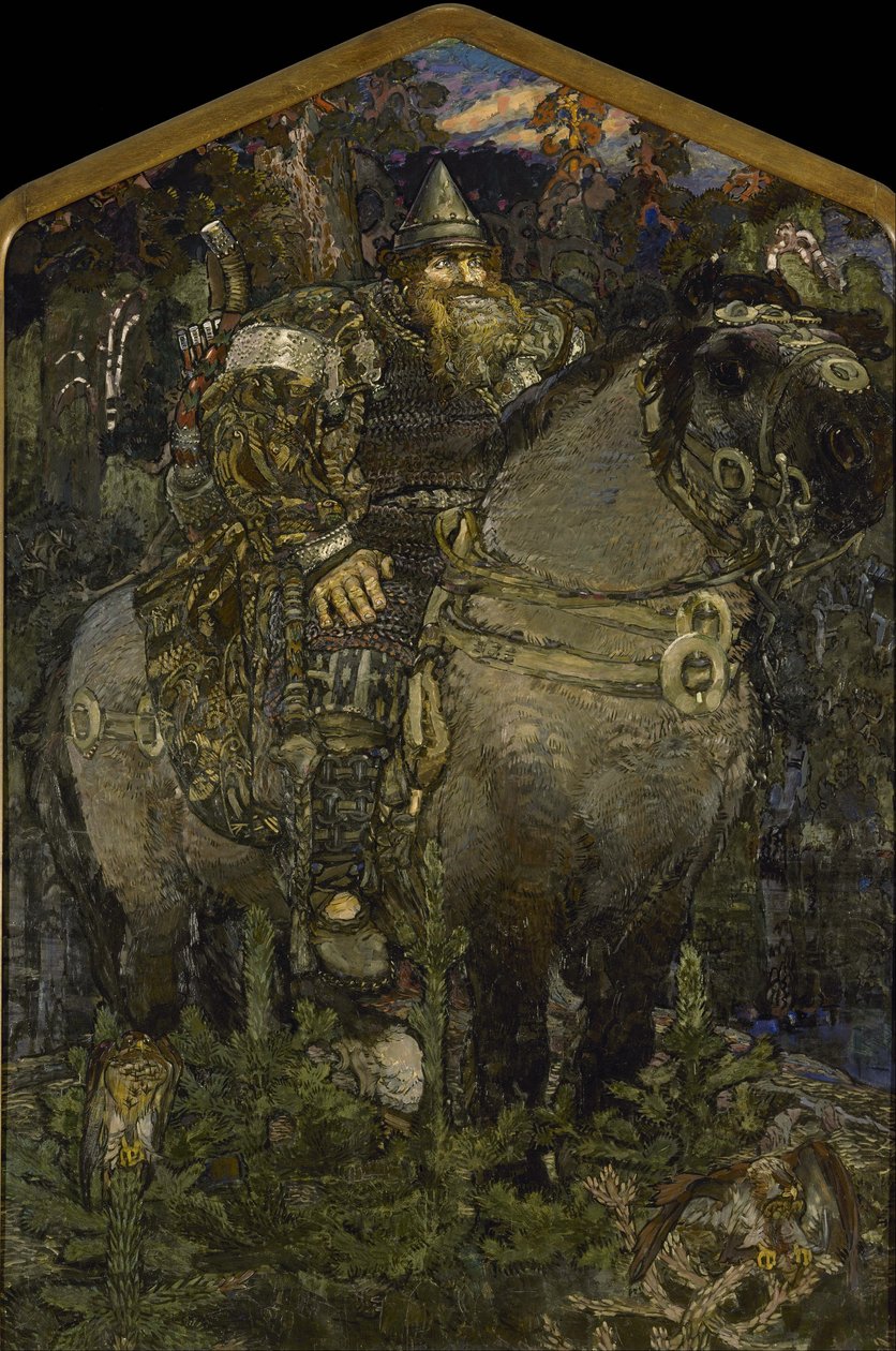Bogatyr, 1898 autorstwa Mikhail Aleksandrovich Vrubel
