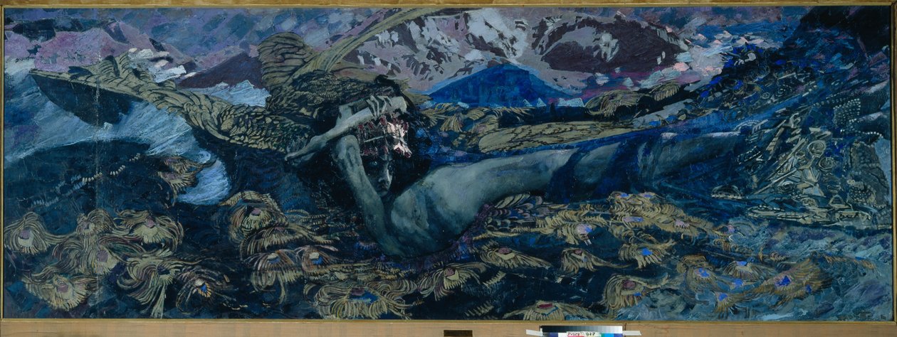 Demon rzucony, 1902 autorstwa Mikhail Aleksandrovich Vrubel