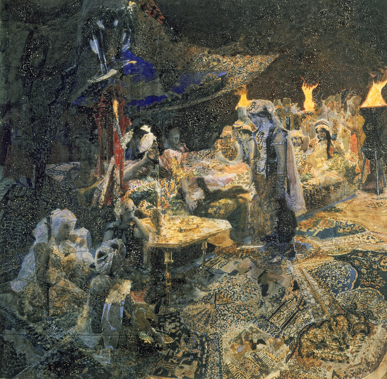 wschodnia opowieść autorstwa Mikhail Aleksandrovich Vrubel