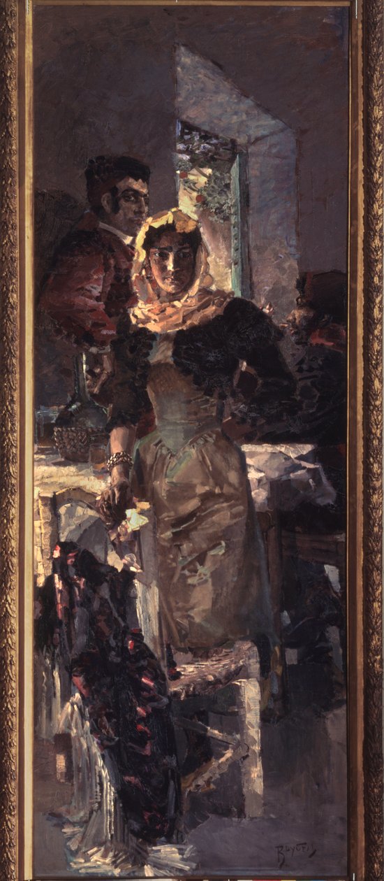 Hiszpania (Hiszpania) - Obraz Michaiła Aleksandrowicza Vrubel (Vrubel) (1856-1910), olej na płótnie autorstwa Mikhail Aleksandrovich Vrubel