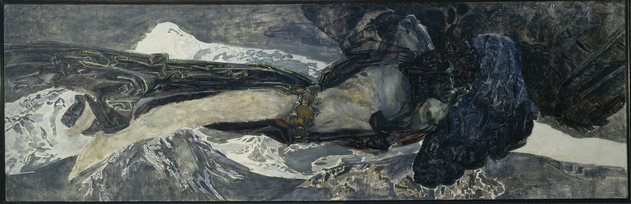 Latający demon, 1899 autorstwa Mikhail Aleksandrovich Vrubel