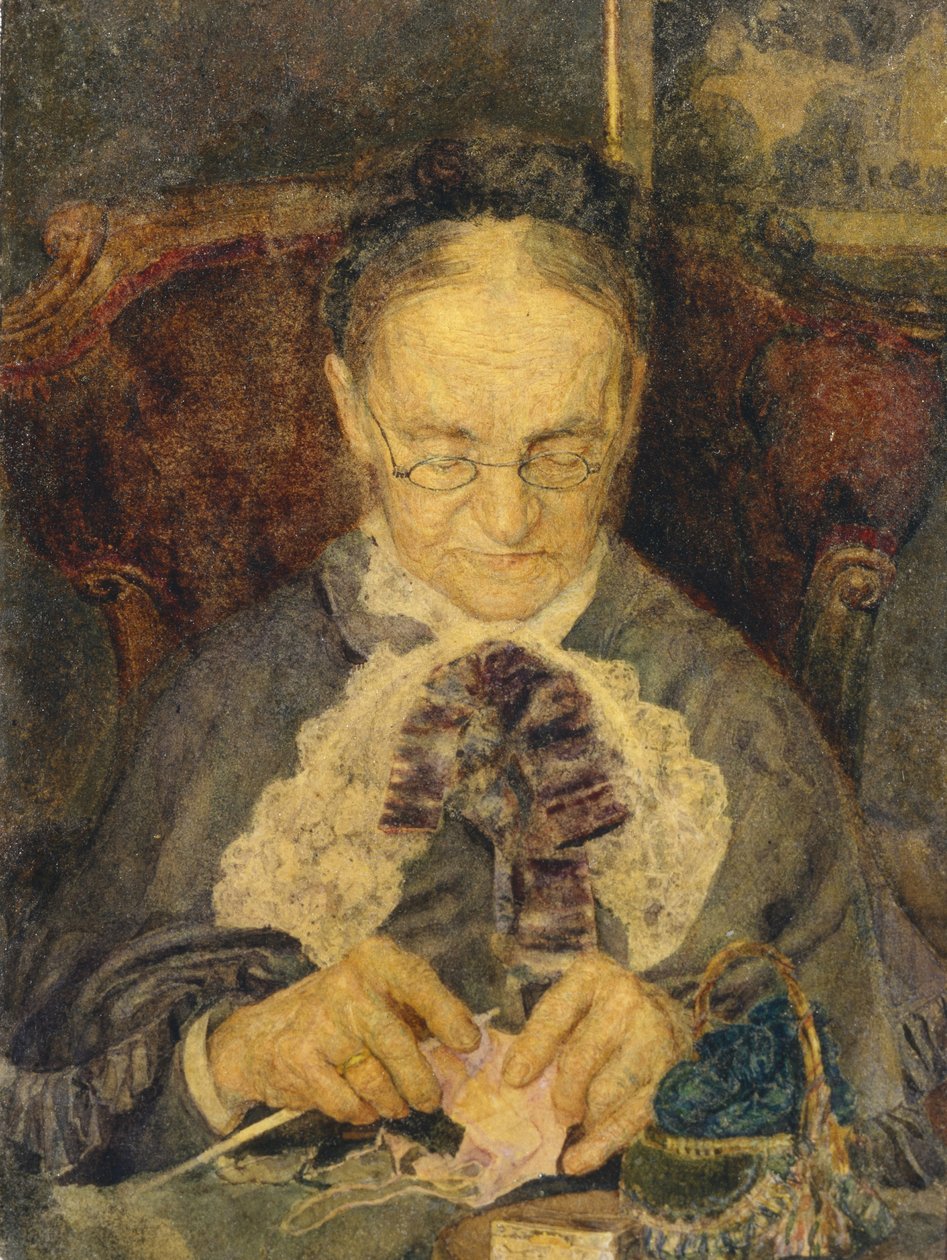 Babcia Knorre na drutach, 1883 autorstwa Mikhail Aleksandrovich Vrubel