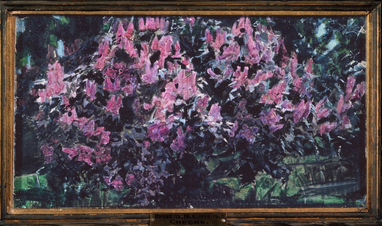 Liliowy (liliowy) - Obraz Michaiła Aleksandrowicza Wrubela (Vrubel) (1856-1910), olej na drewnie, sztuka rosyjska XIX-XX w., modernizm - Państwowa Galeria Tretiakowska, Moskwa autorstwa Mikhail Aleksandrovich Vrubel