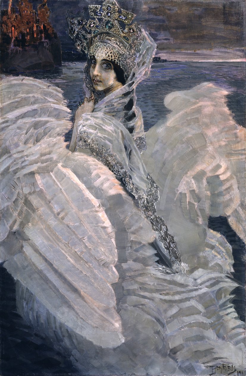 Księżniczka Łabędź, 1900 autorstwa Mikhail Aleksandrovich Vrubel