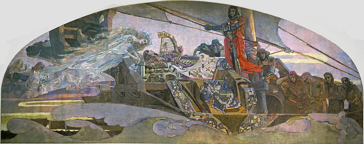 Księżniczka snu Odległa księżniczka, 1896 autorstwa Mikhail Aleksandrovich Vrubel