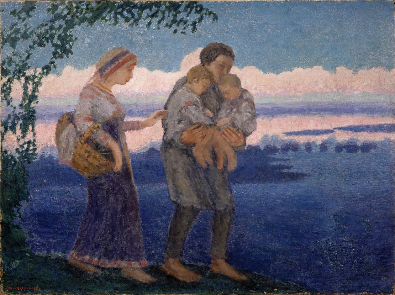 Wieczorny powrót do domu, 1906 autorstwa Mikhail Nikolayevich Yakovlev