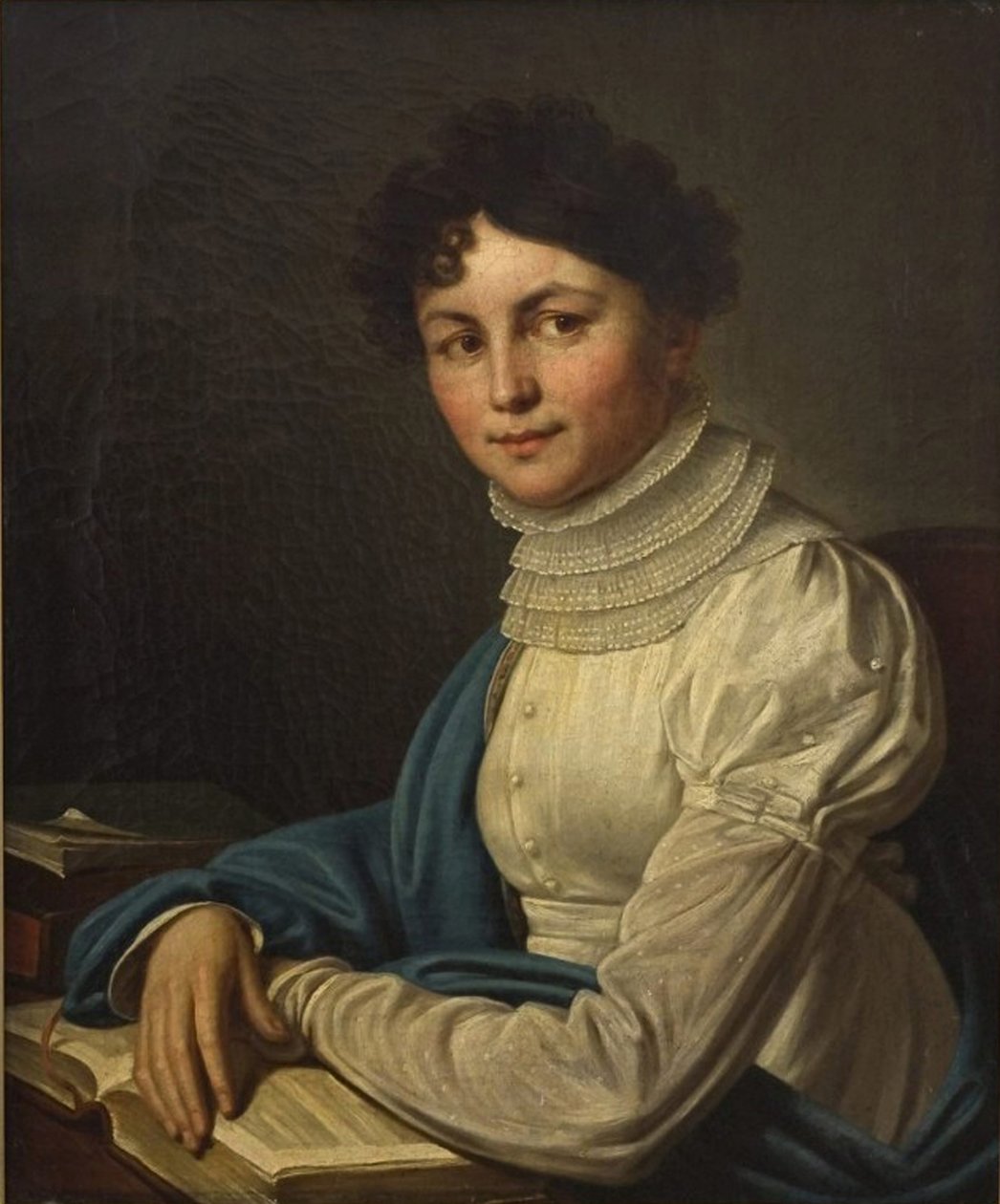Portret poetki Anny Buniny 1774-1829, 1825 autorstwa Mikhail Prokopyevich Vishnevitsky