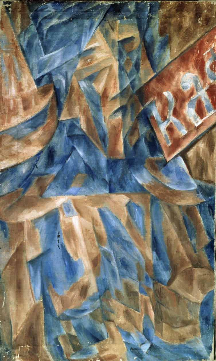 Dama w kawiarni, lata 1910 autorstwa Mikhail Vasilyevich Le Dantyu