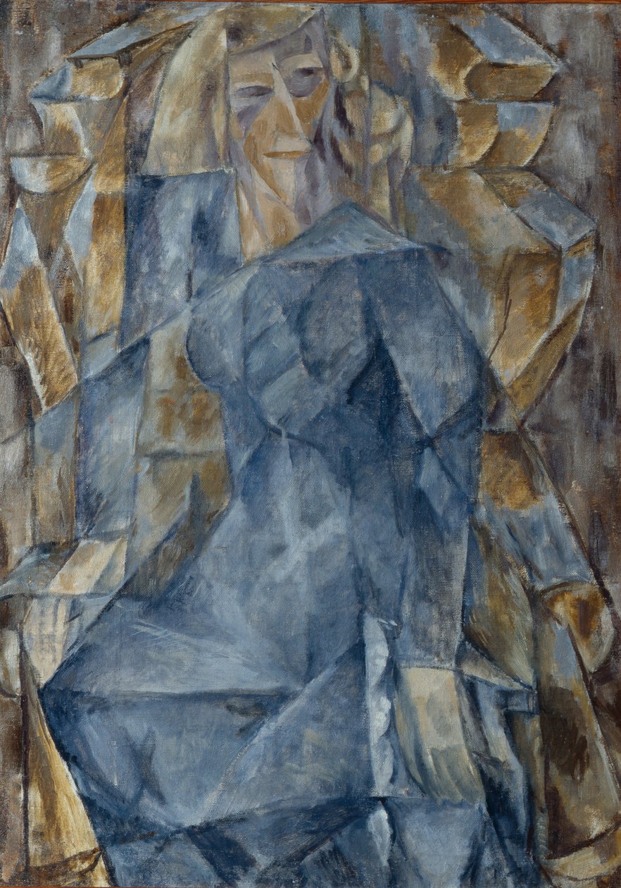 Portret kobiety, lata 1910 autorstwa Mikhail Vasilyevich Le Dantyu