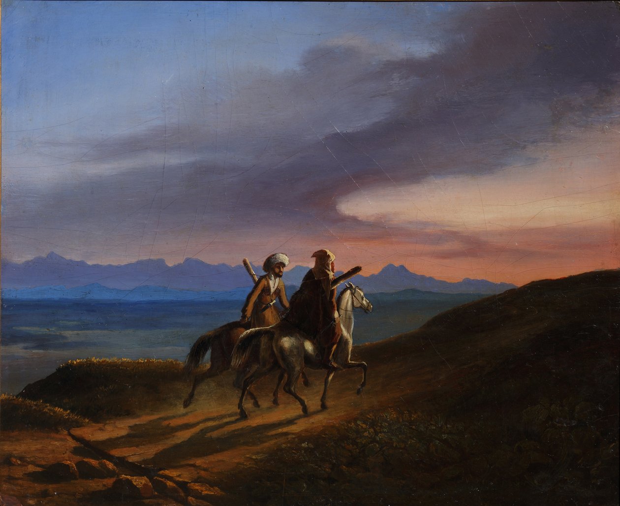 Pamięć Kaukazu, 1838 autorstwa Mikhail Yuryevich Lermontov